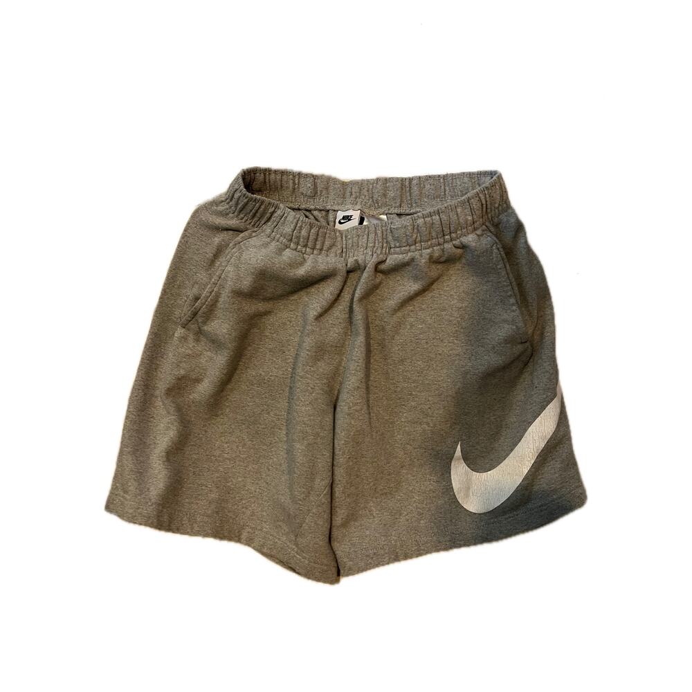 Nike Gray Big Swish Sweatshorts Shorts Mens XL